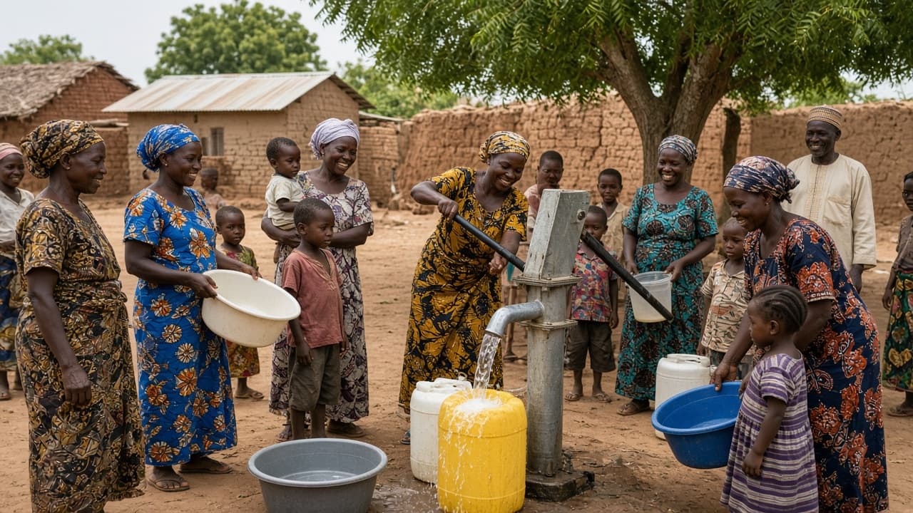 Borehole Brings Safe Water to Tolon